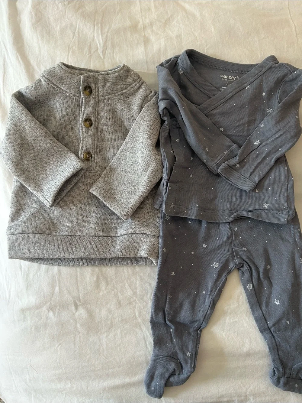 Carter’s Just One You Outfit and Sweater 3M Gray